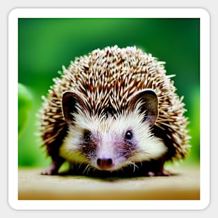 Gedeon, the four-toed hedgehog Sticker